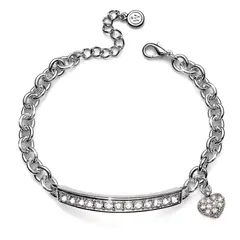 OLIVER WEBER - Pulsera Trust rodio cristal