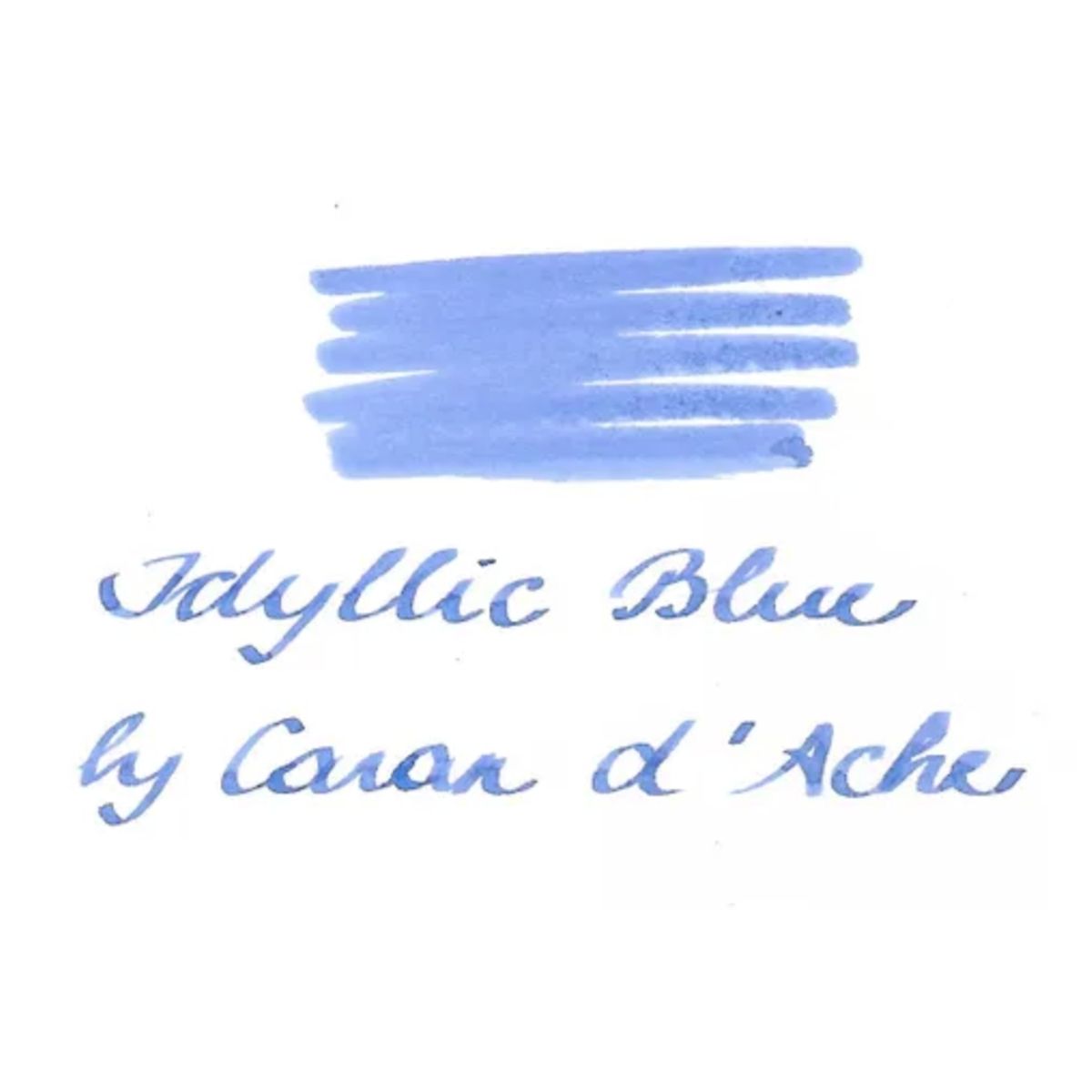 CARAN D'ACHE - Cartucho de Tinta Caran d Ache Idyllic Blue 6 Unidades