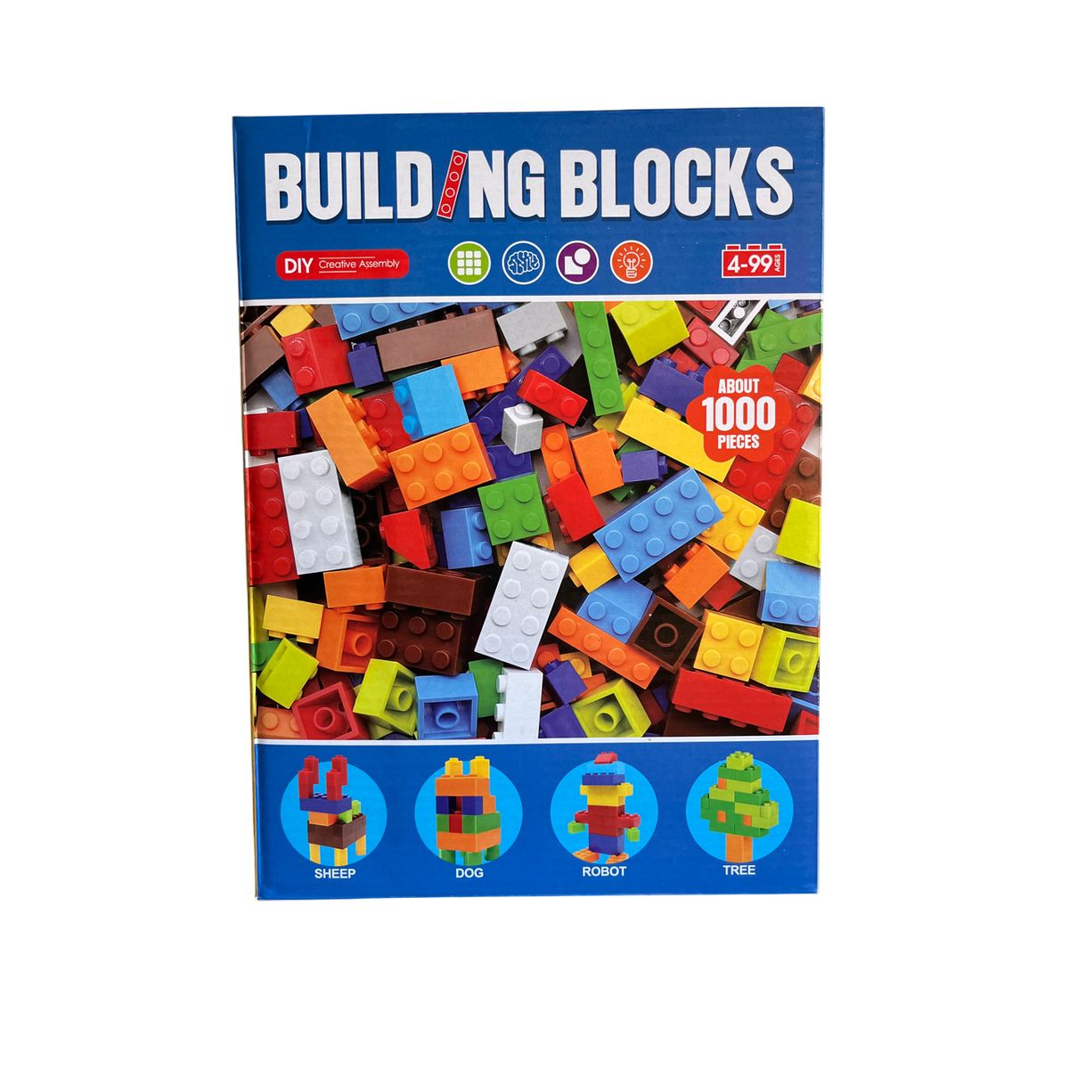 GENERICO - Bloques Tipo Lego 1000 Piezas De Construcción