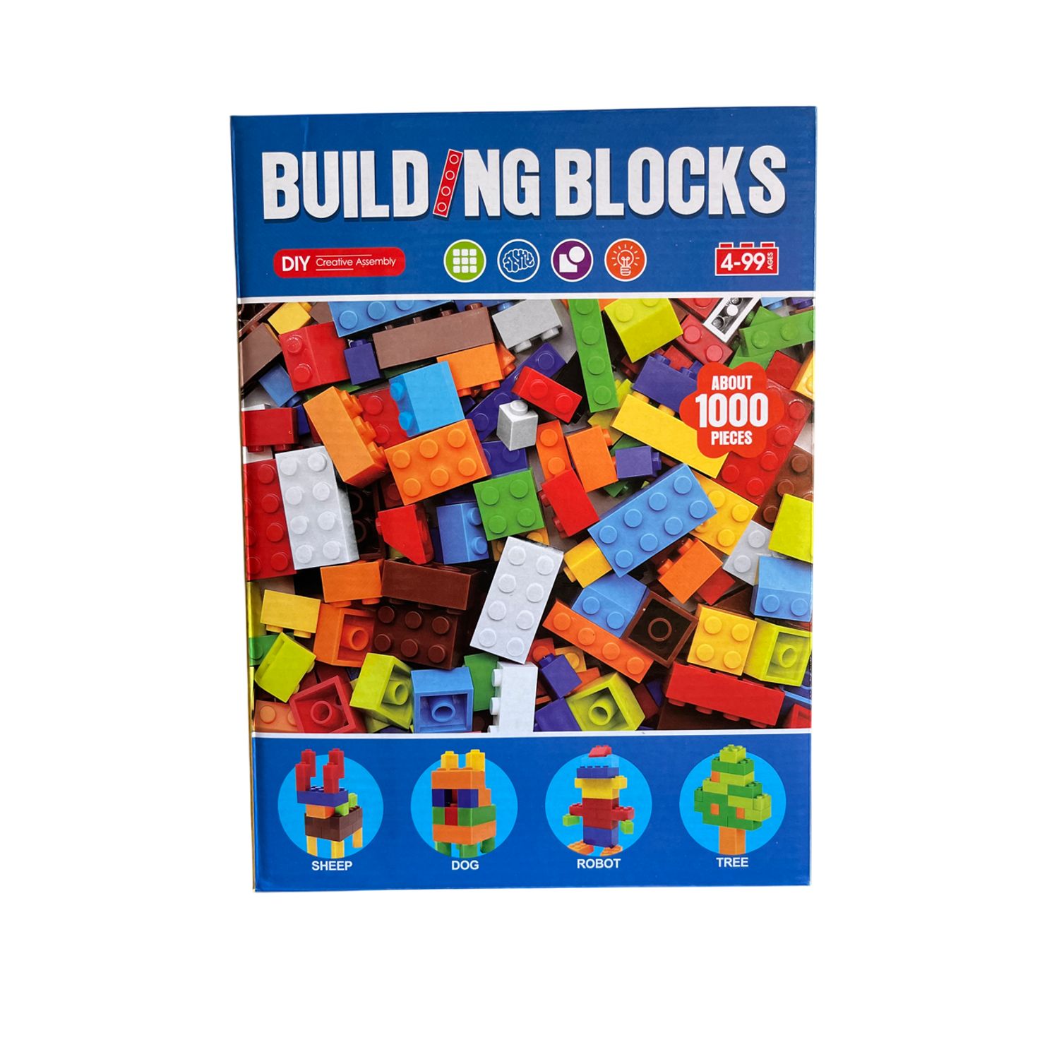 GENERICO Bloques Tipo Lego 1000 Piezas De Construcción