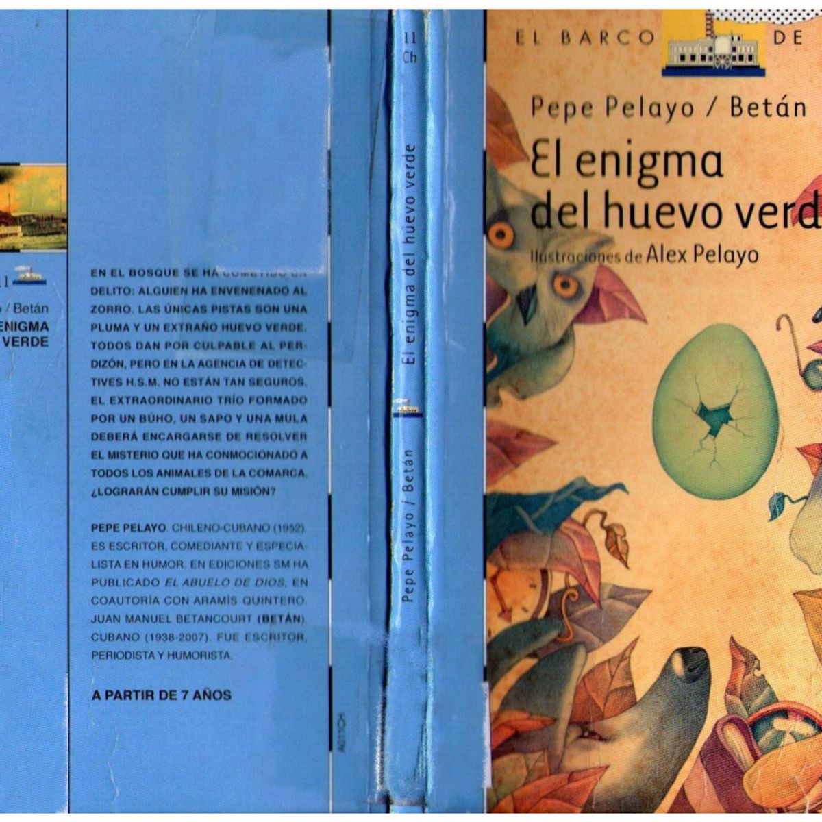 TOP10BOOKS - LIBRO El Enigma Del Huevo Verde - PEPE PELAYO Y BATAN