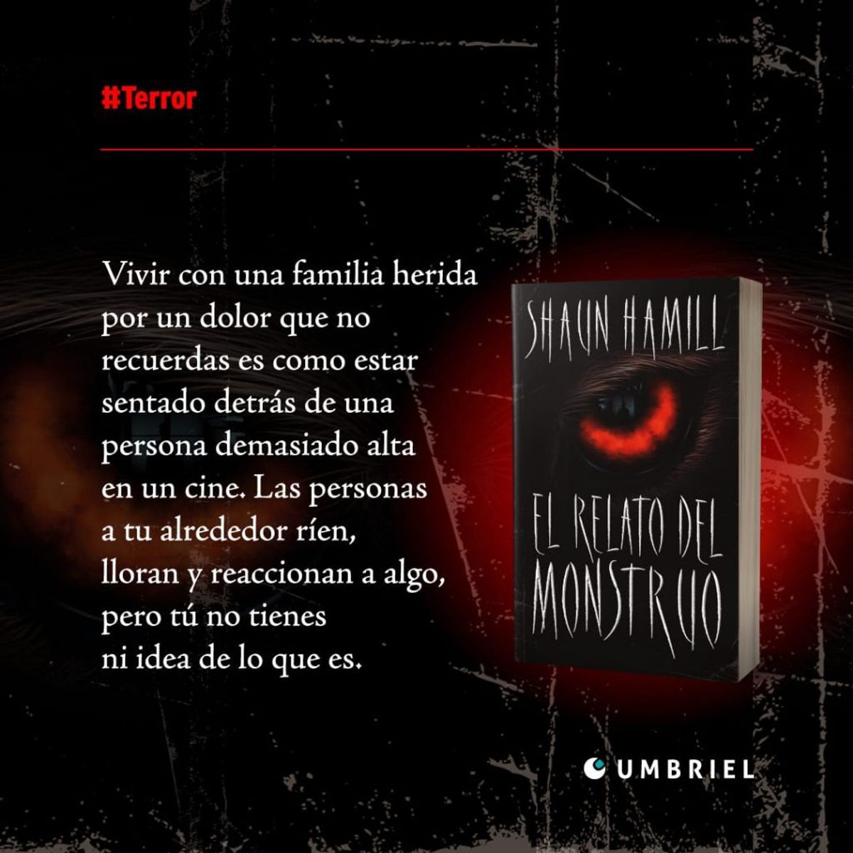TOP10BOOKS - LIBRO El Relato Del Monstruo - SHAUN HAMILL