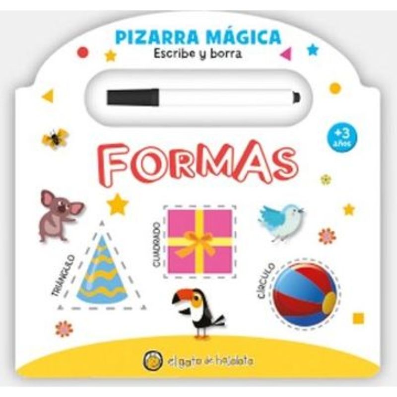 TOP10BOOKS - Libro Pizarra Magica-Formas -921- - Editorial Guadal S.A.