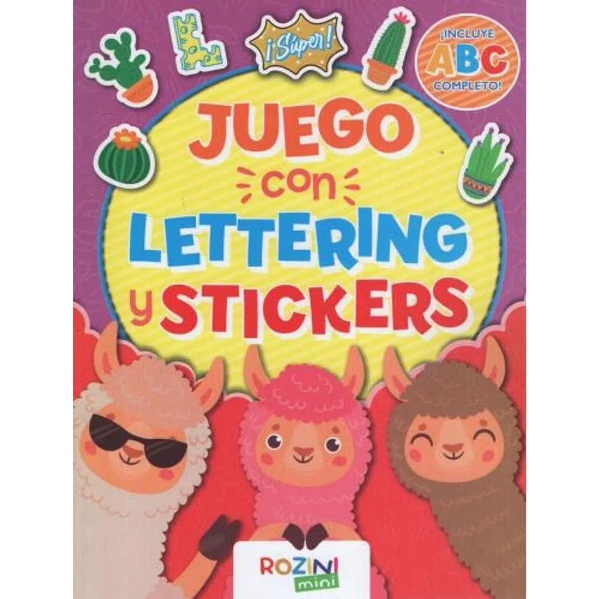 TOP10BOOKS - LIBRO Juego Con Lettering Con Stickers Y Stencils