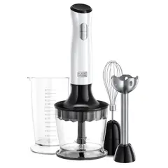 BLACK+DECKER - Batidora De Inmersion 3 en 1 Black + Decker 700W HB24710-CL - Blanco