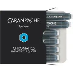 CARAN D'ACHE - Cartucho de Tinta Caran d Ache Turquoise 6 Unidades