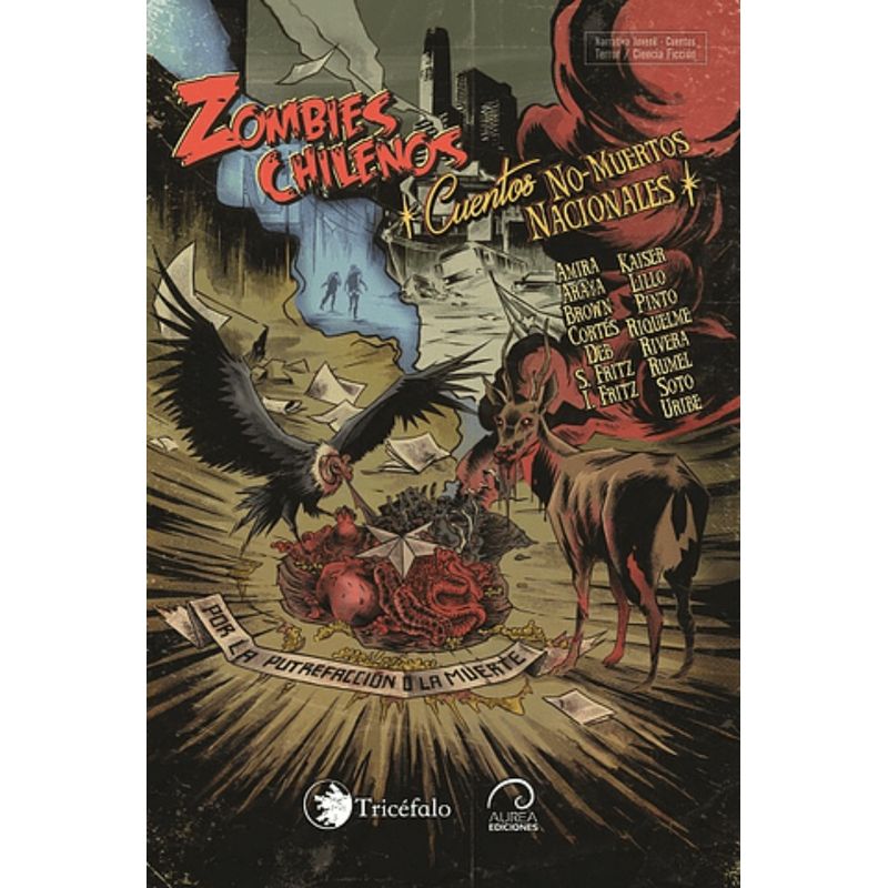 TOP10BOOKS - Libro ZOMBIS CHILENOS: ZOMBIES CHILENOS * CUENTOS NO-MUERTOS NACIONALES*