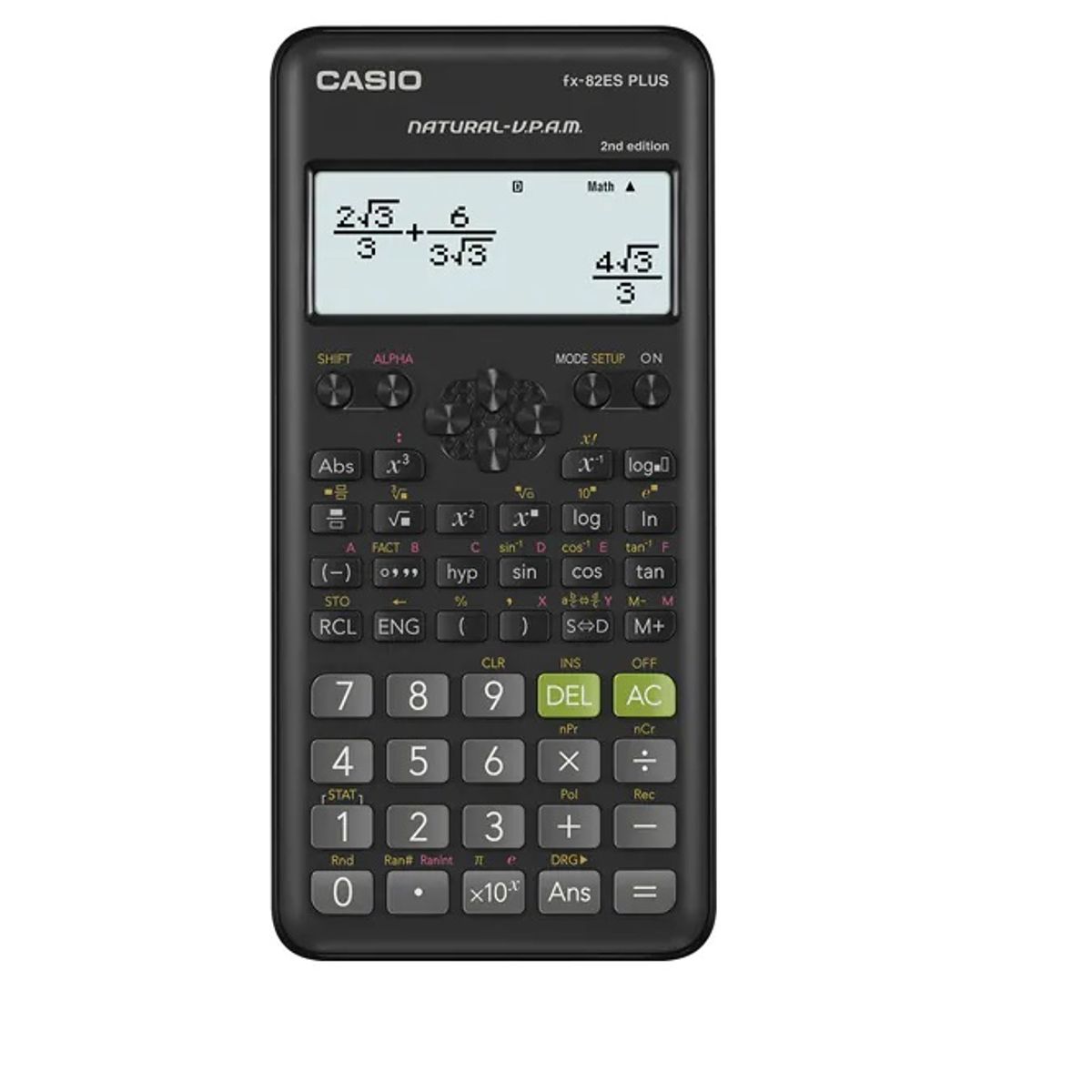 CASIO - Calculadora Cientifica Casio Fx 82 ES / LA Plus Negra VERSION II