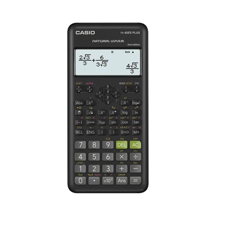 CASIO - Calculadora Cientifica Casio Fx 82 ES / LA Plus Negra VERSION II