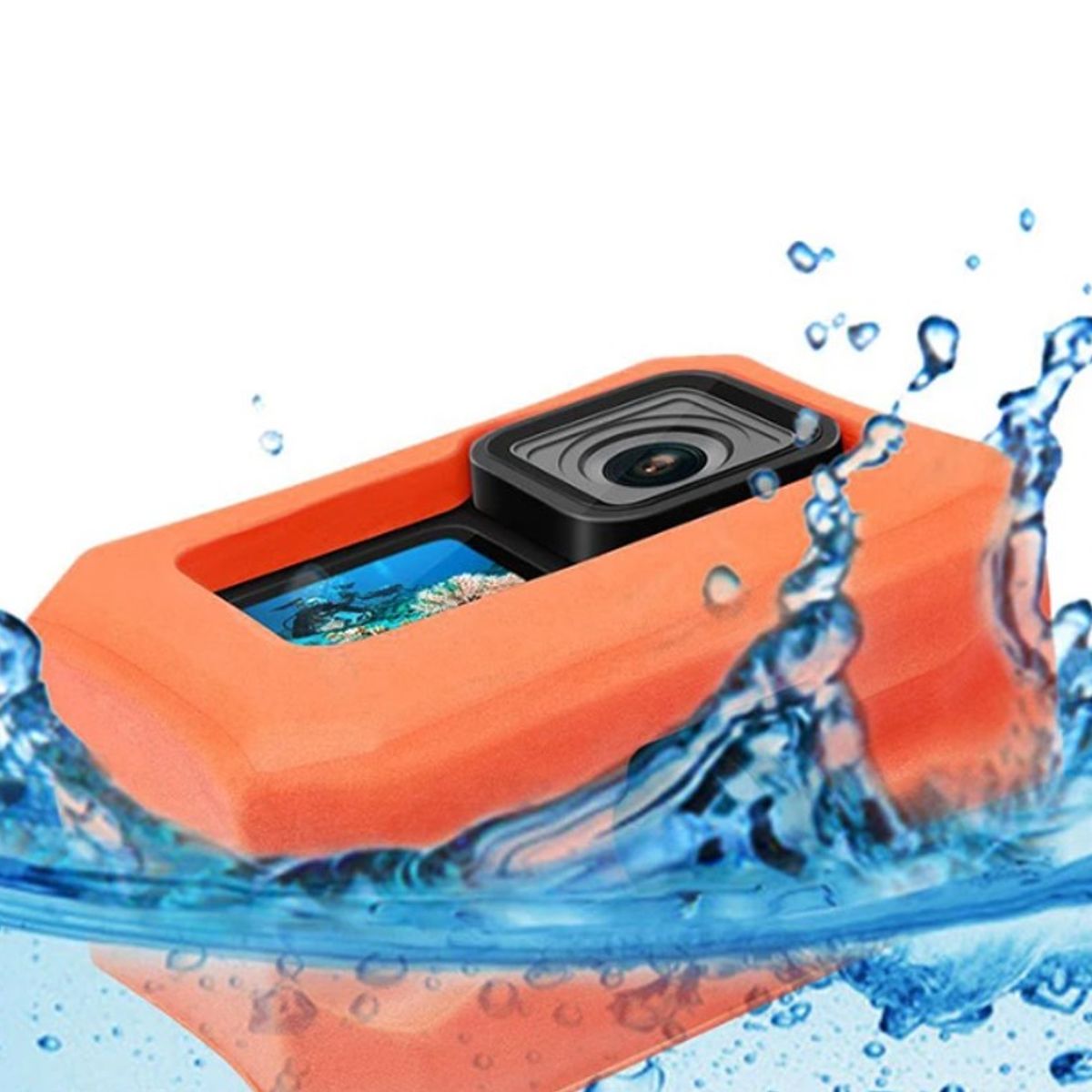 SHOOT - Funda Flotante Protectora Naranja para Gopro 9 / 10 / 11 / 12 / 13