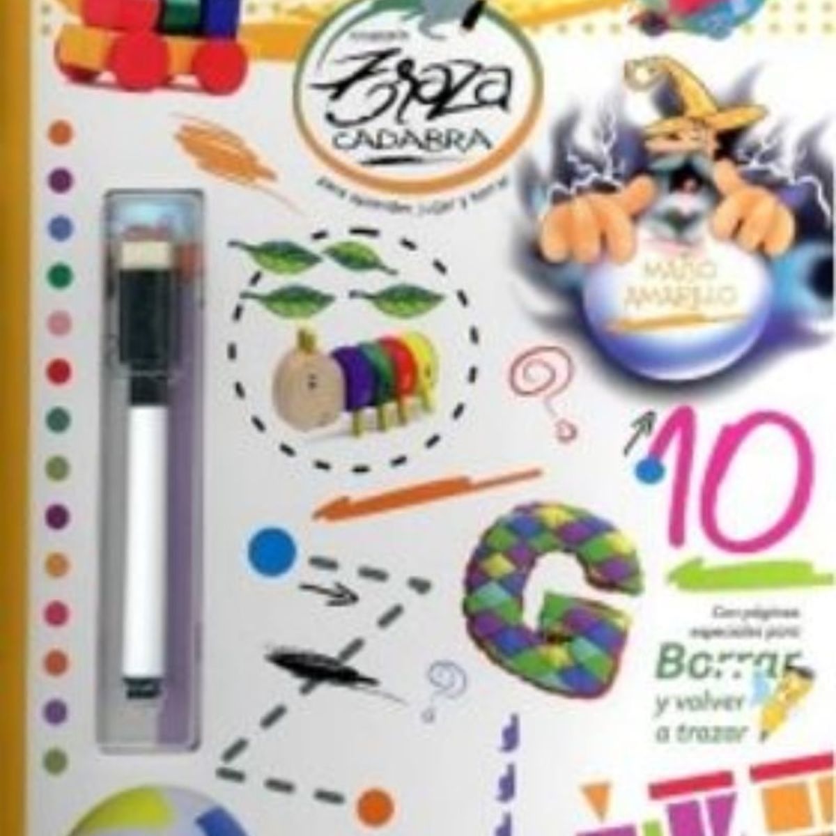 TOP10BOOKS - LIBRO Trazacadabras Amarillo - Trazacadabras Amarillo