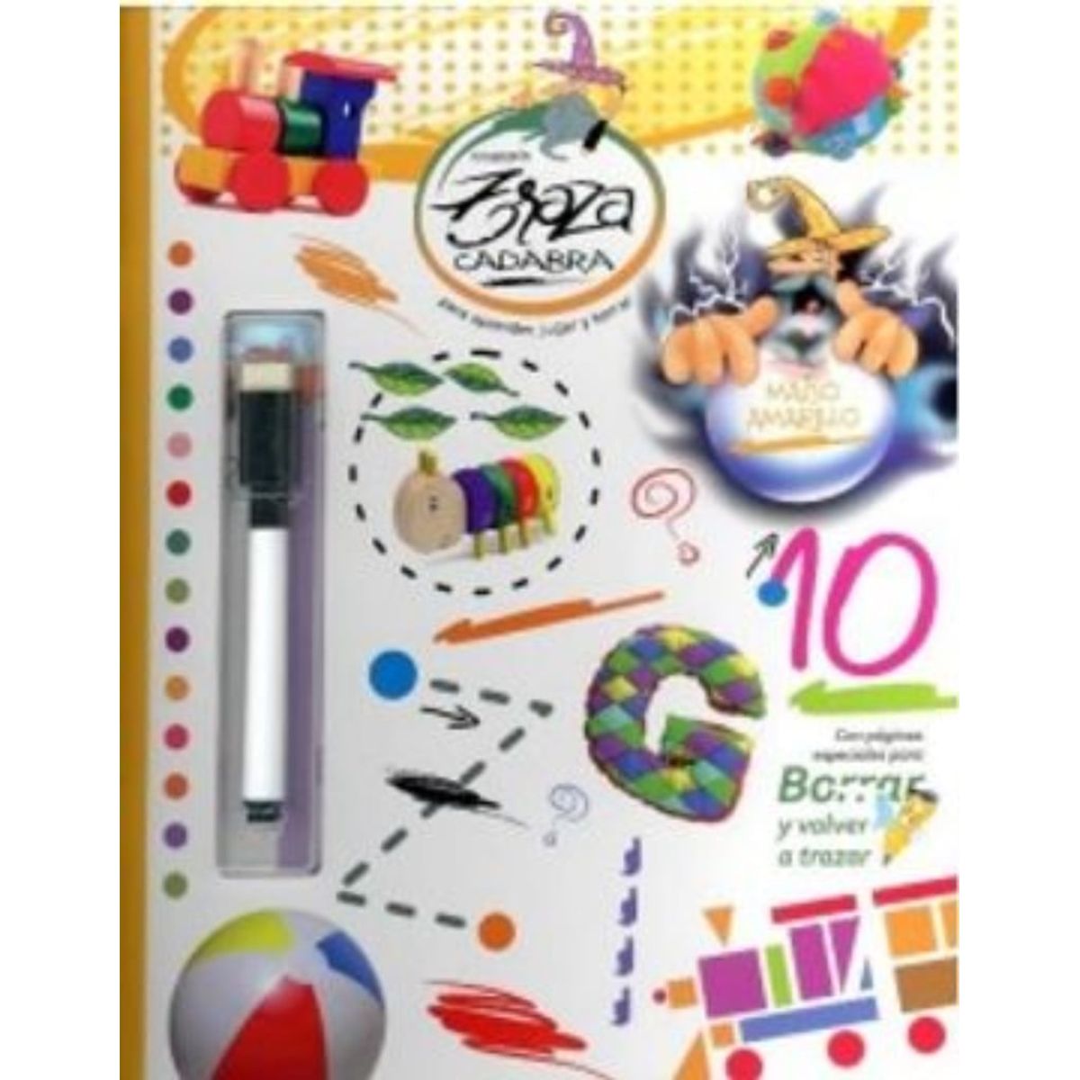 TOP10BOOKS - LIBRO Trazacadabras Amarillo - Trazacadabras Amarillo