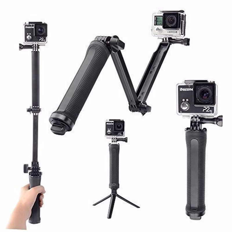 SHOOT - Bastón 3 Way para Cámaras deportivas Gopro u Otras