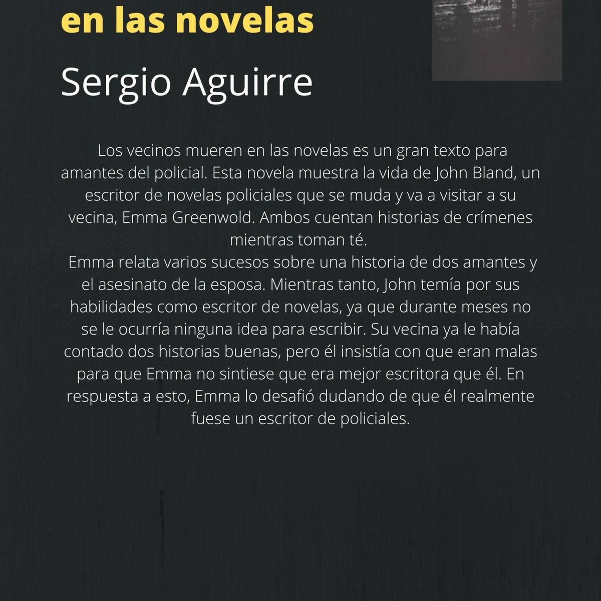 TOP10BOOKS - LIBRO Los Vecinos Mueren En Las Novelas - LOS VECINOS MUEREN EN LAS NOVELAS