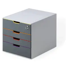 DURABLE - Cajonera varicolor safe 4