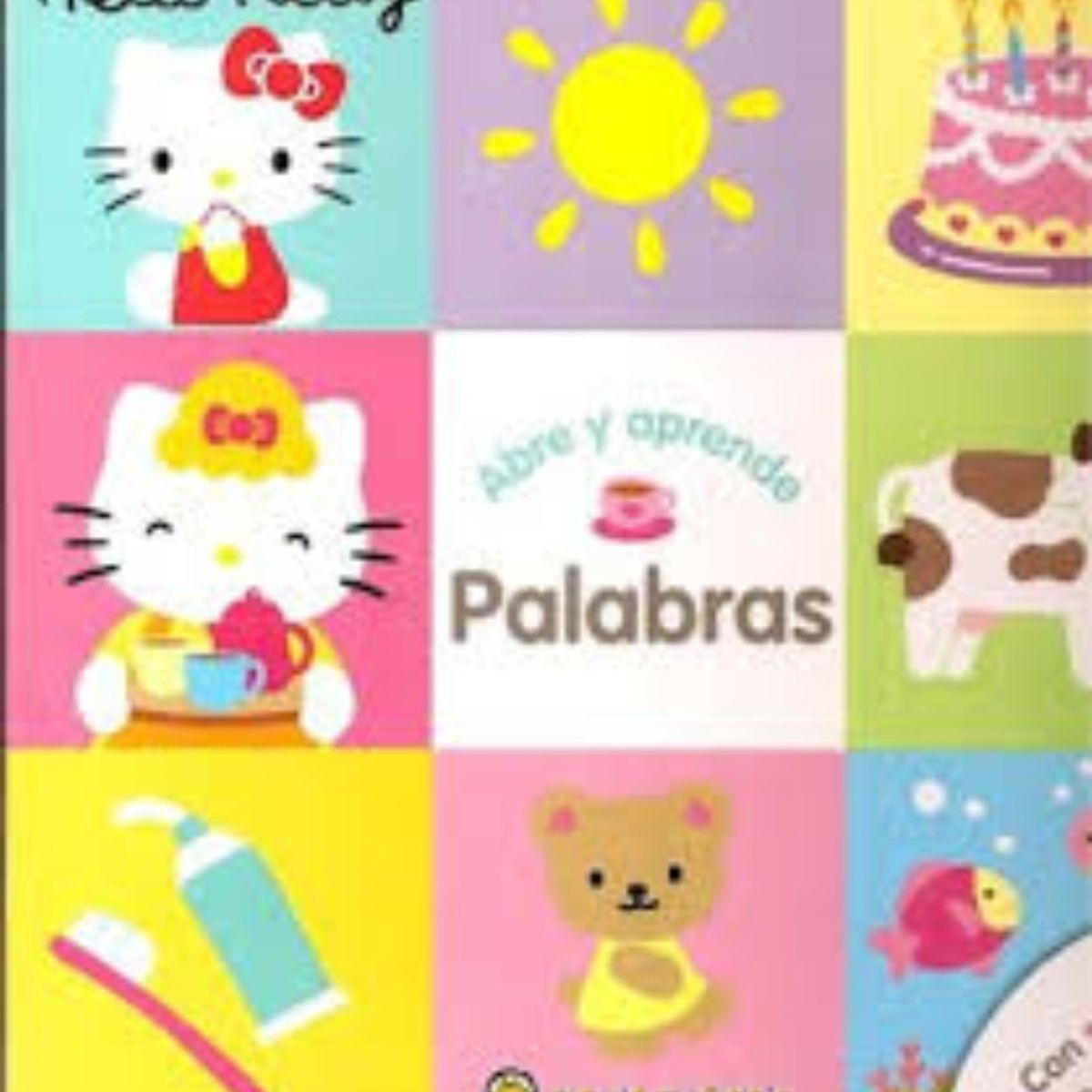 TOP10BOOKS - LIBRO Hello Kitty Abre Y Aprende Palabras - Hello Kitty Abre Y Aprende Palabras
