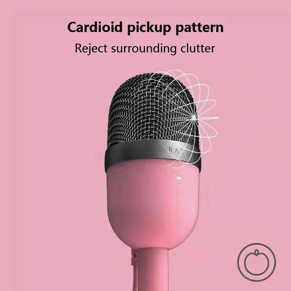 RAZER - Microfono Razer Seiren Pink Mini Ultra Quart Condensador