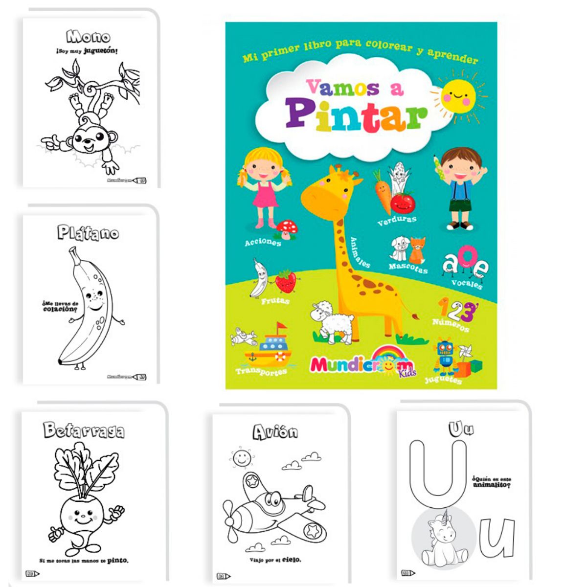 TOP10BOOKS - LIBRO Vamos A Pintar - VARIOS AUTORES