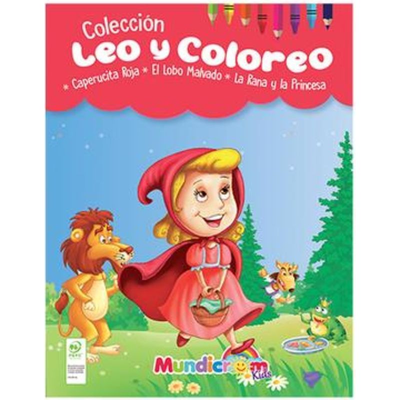 TOP10BOOKS - Libro LA CAPERUCITA ROJA EL LOBO MALVADO LA RANA Y LA PRINCESA