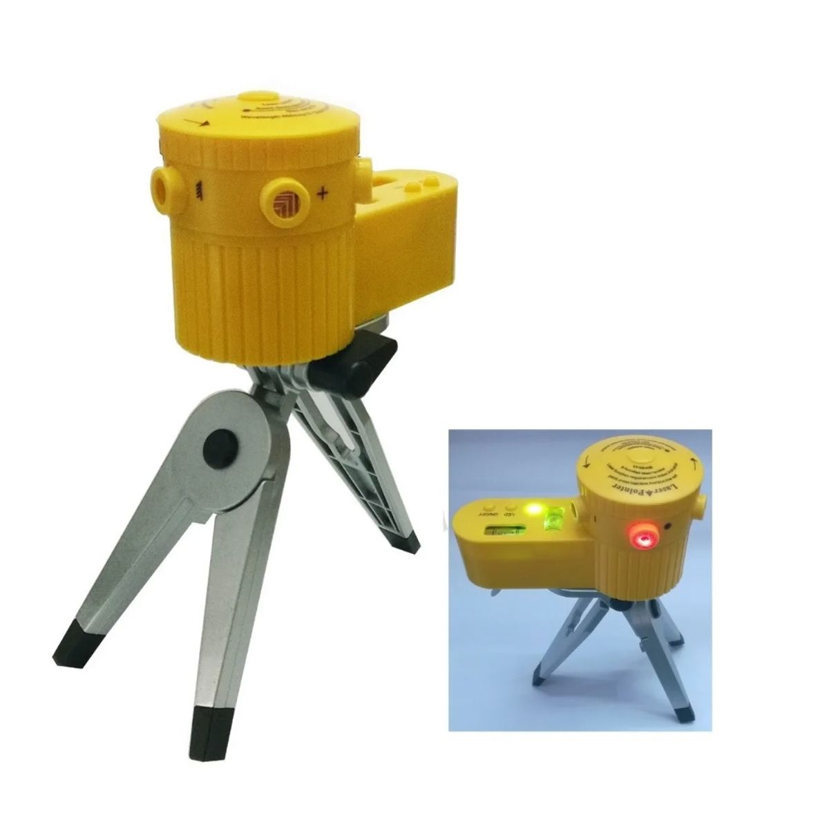 GENERICO - Nivel Laser Mltifuncional 5 Líneas Incluye Tripode