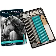 PRISMACOLOR - Lápices Grafitos Premier Set 18