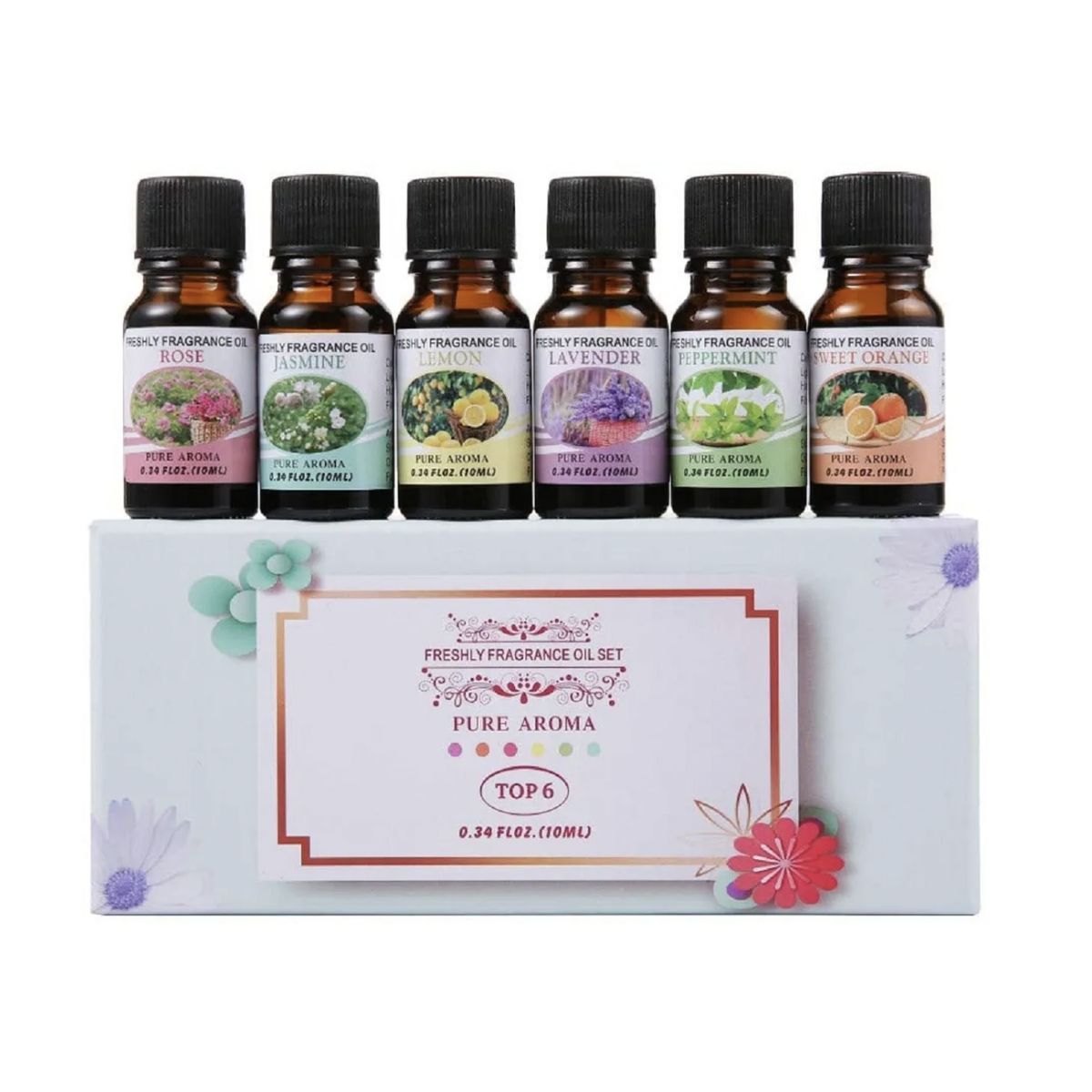 GENERICO - 6 Esencias De Aceite Para Humidificador Difusores