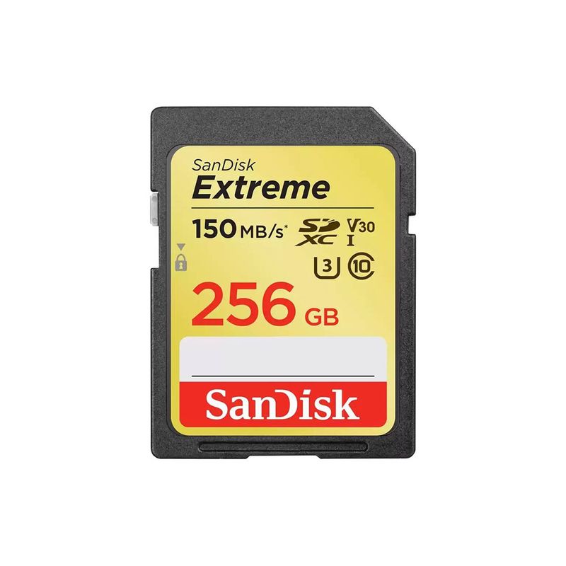 SANDISK - Tarjeta SD Sandisk Extreme UHS-I 256 GB