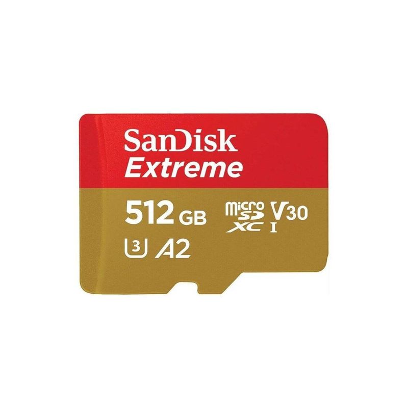 SANDISK - Memoria MicroSDXC Sandisk Extreme 512 GB UHS-I