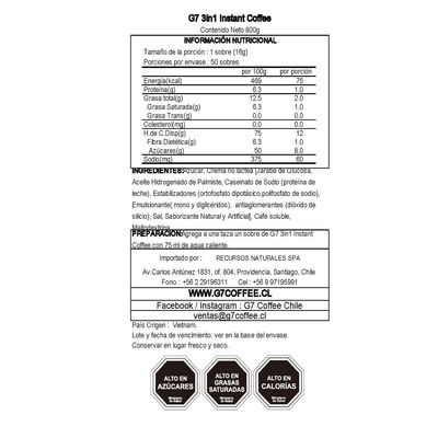 Imagen 2 del producto Café Con Crema Sin Lactosa 50 Sobres Trung Nguyen