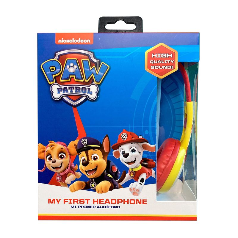 NICKELODEON - Audífonos Paw Patrol Marshall Hp203371-Mar (Niños) - Rojo