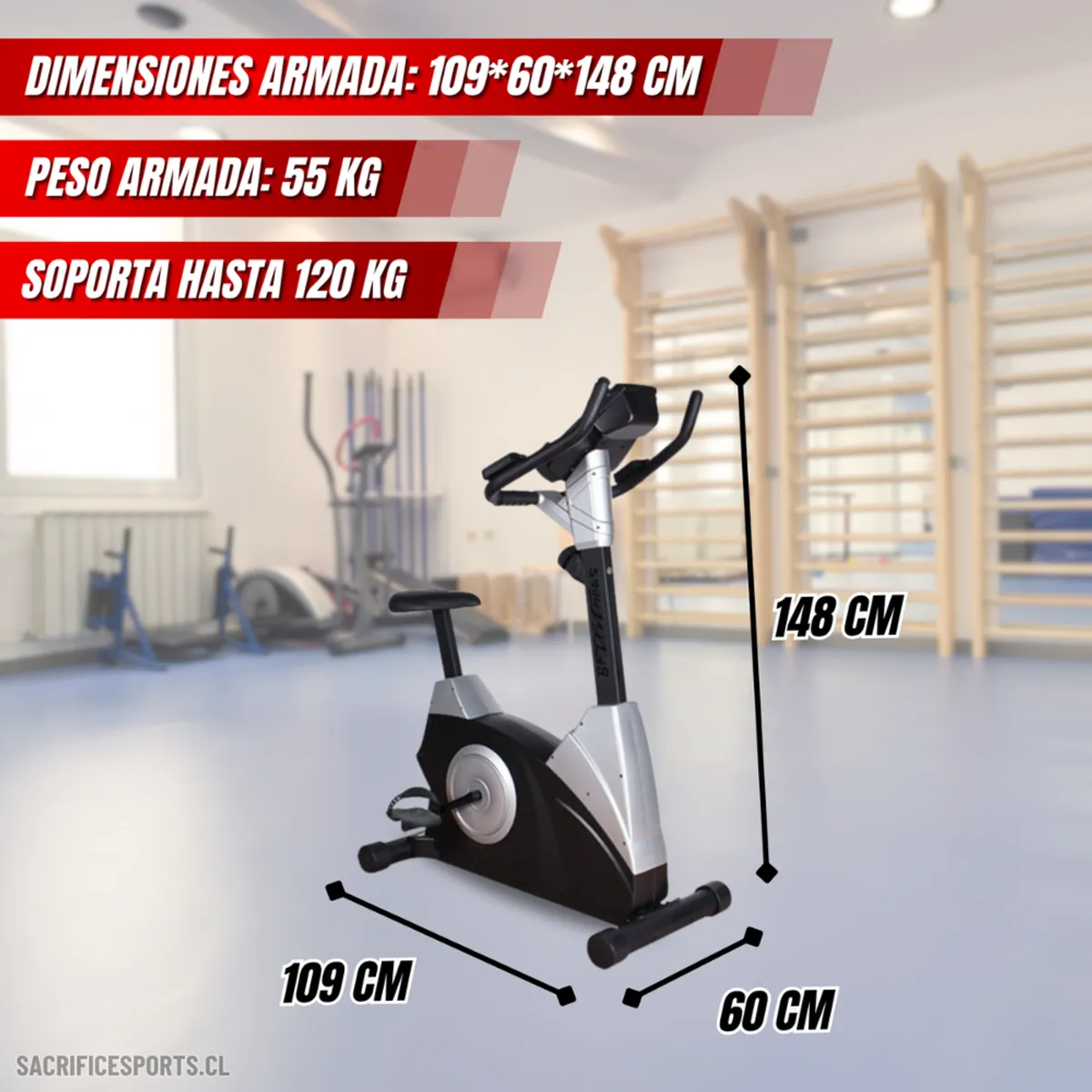 GENERICO - Bicicleta Spinning Estática T16