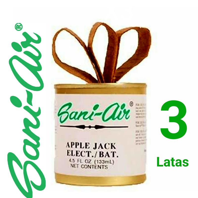 GENERICO - PACK 3 LATAS SANI AIR AROMÁTICAS AMBIENTALES