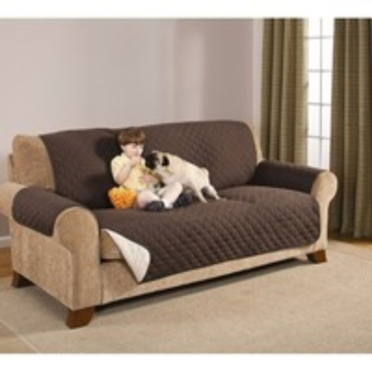 GENERICO - Cobertor Reversible Sofá Para  Funda Protectora