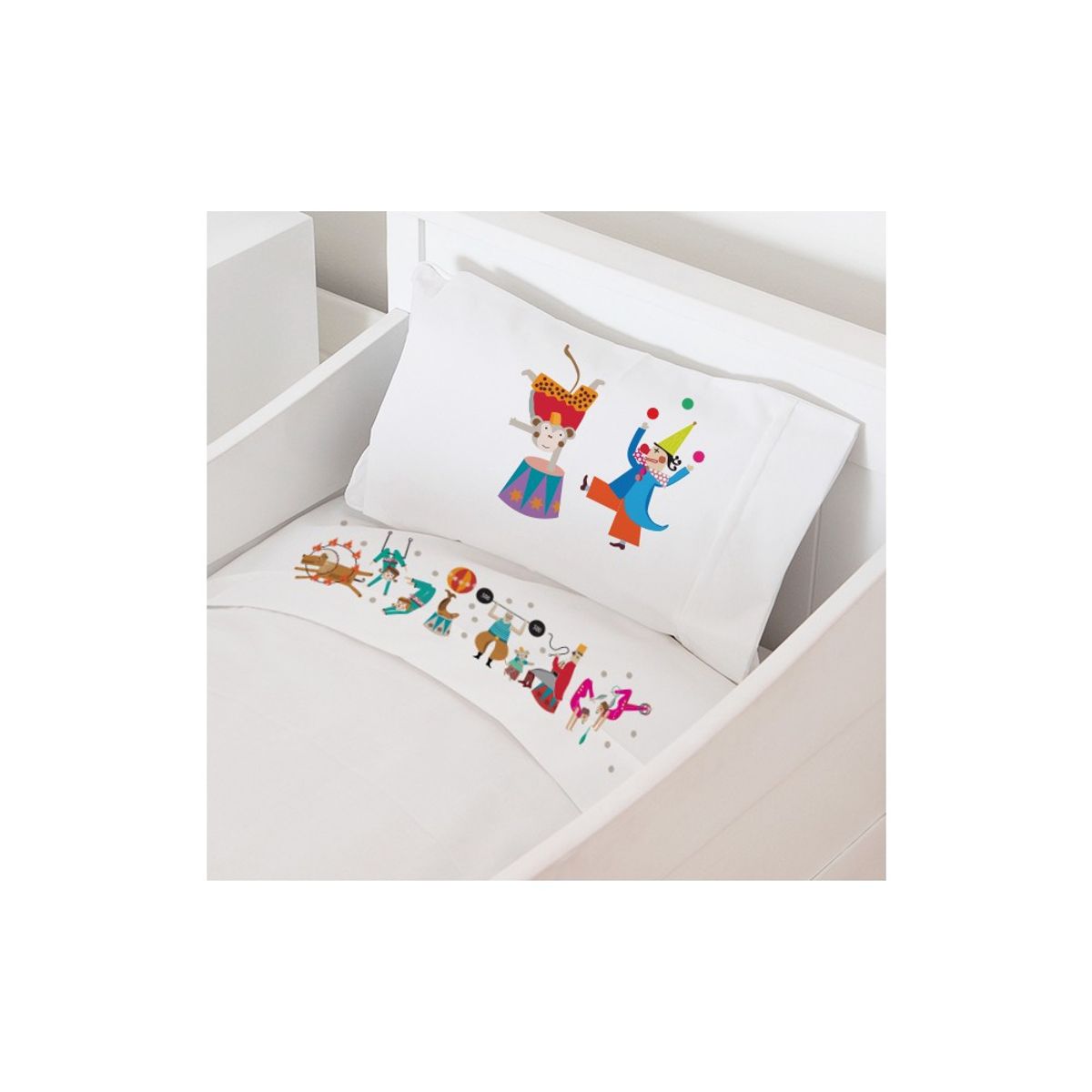 TUYO PRINT - Juego de Sábanas Cuna Circo - Tuyo Print