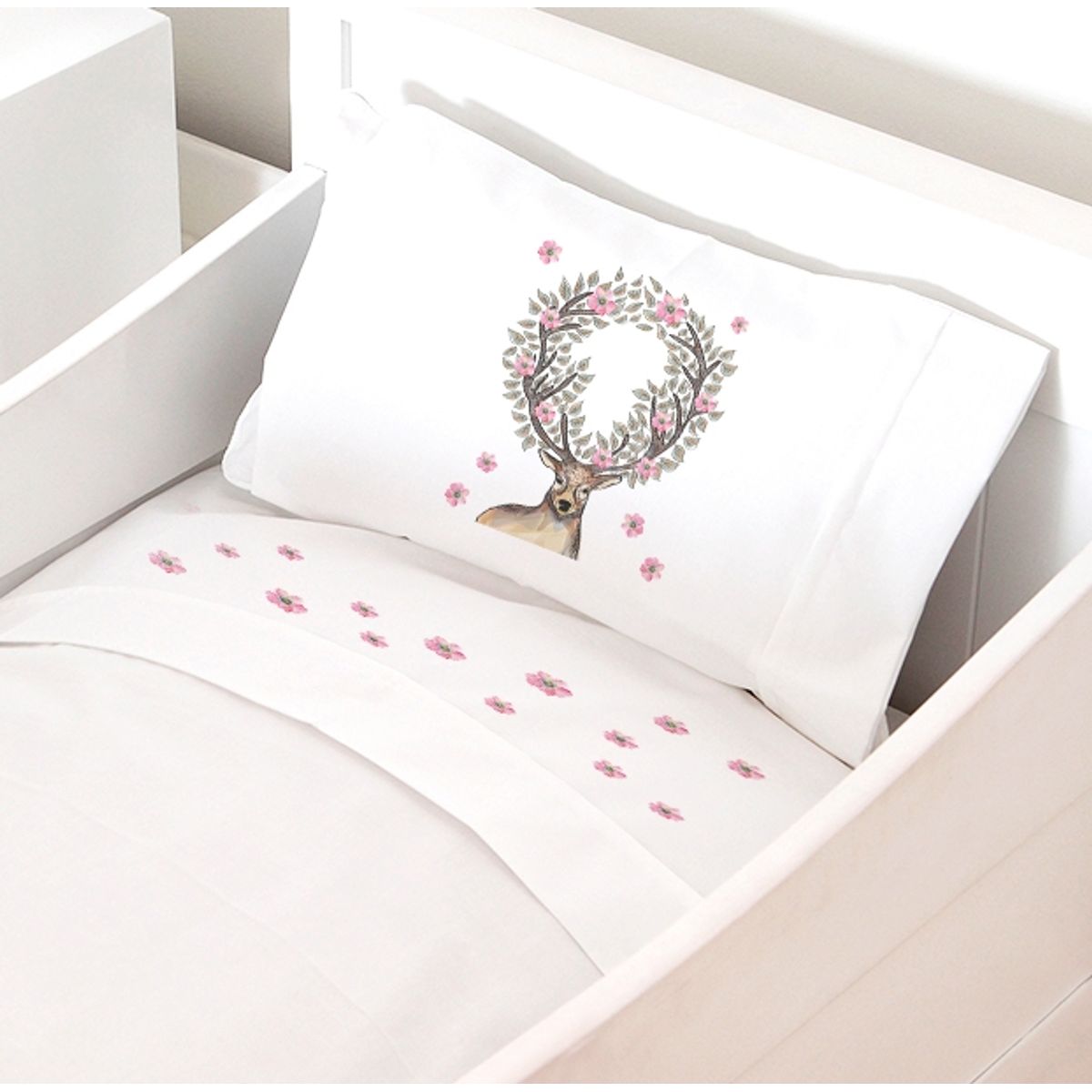 TUYO PRINT - Juego de Sábanas Cuna Venado - Tuyo Print