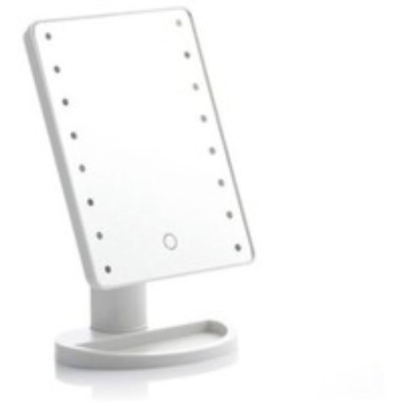 MAGIC - Espejo De Maquillaje Con Luz Led Rectangular - BLANCO