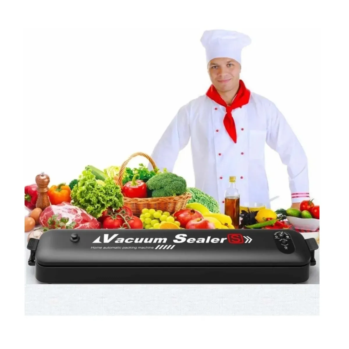 GENERICO - Maquina Selladora Al Vacio Alimentos  Bolsas