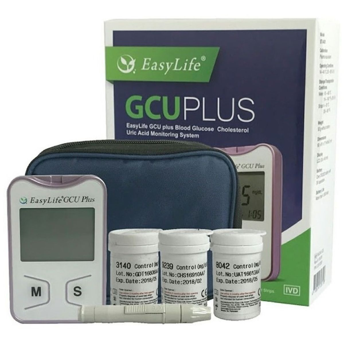 MEDICALTEC - Medidor Glucosa Colesterol Acido Úrico Easy Life