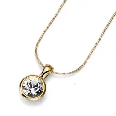 OLIVER WEBER - Colgante Simple dorado cristal