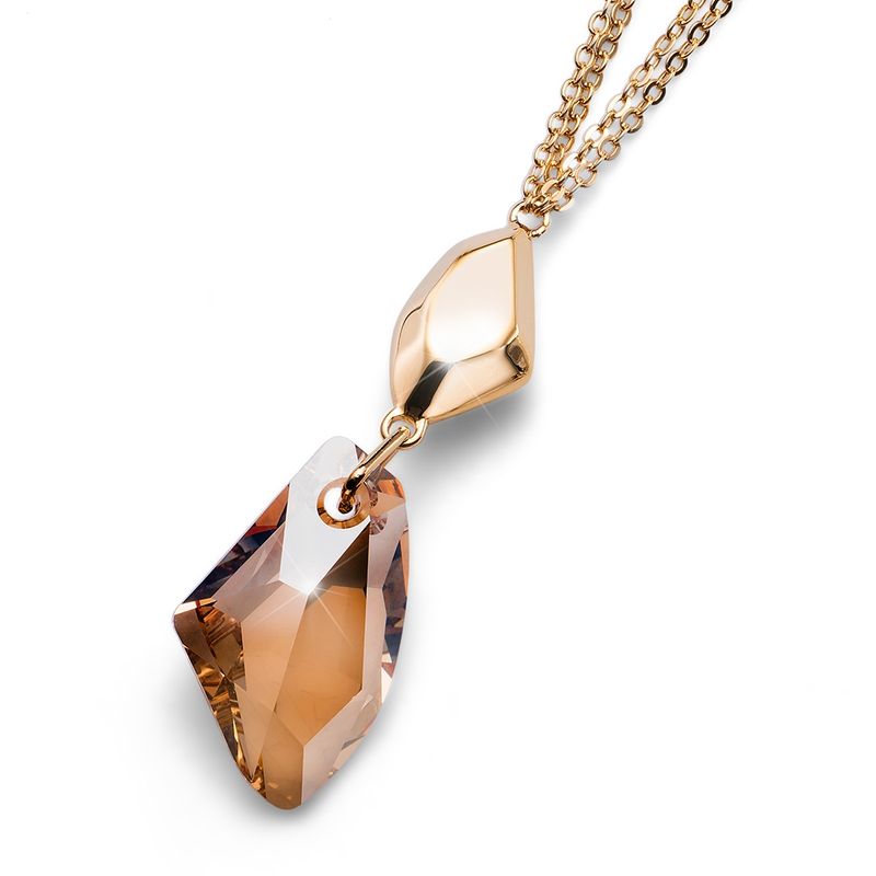 OLIVER WEBER - Colgante Galactic large dorado golden shadow