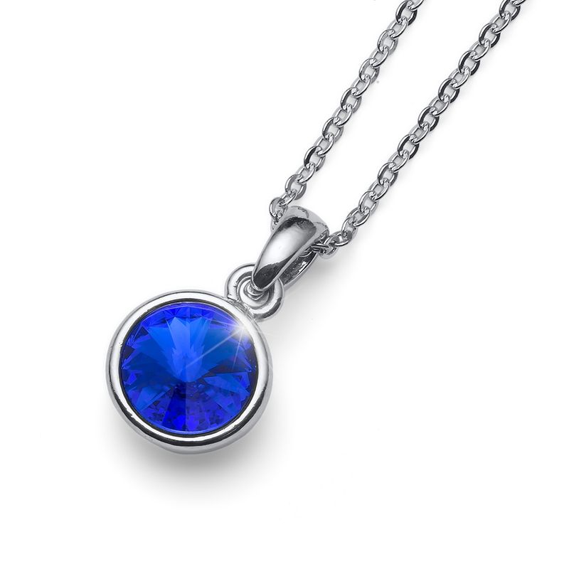 OLIVER WEBER - Colgante Young rodio majestic blue