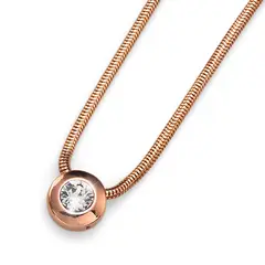 OLIVER WEBER - Cadena Diamond rosado cristal