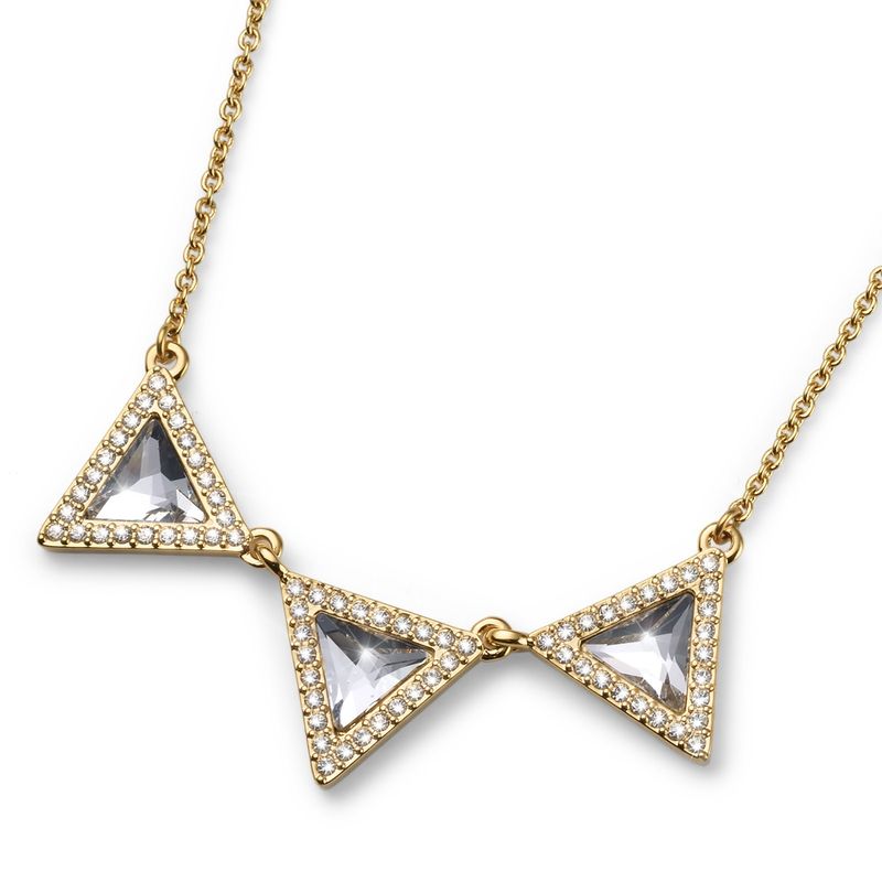 OLIVER WEBER - Collier Magic dorado cristal*