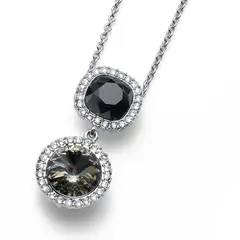 OLIVER WEBER - Colgante Port bl diamond jet
