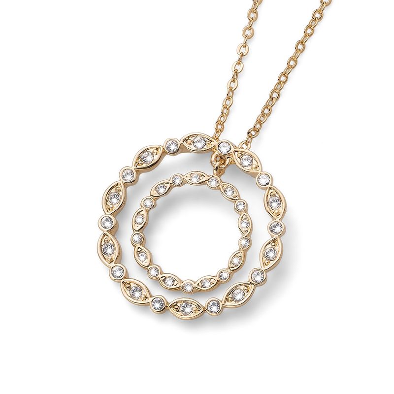 OLIVER WEBER - Colgante Motif dorado cristal
