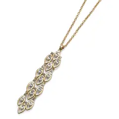 OLIVER WEBER - Cadena Sparkle dorado cristal