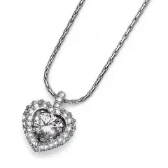 OLIVER WEBER - Colgante Adore rodio cristal