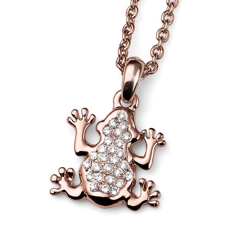 OLIVER WEBER - Colgante Coqui small dorado cristal