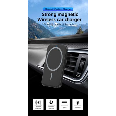 Imagen 2 del producto Cargador Inalámbrico Magnético Magsafe para Auto Selección Premium