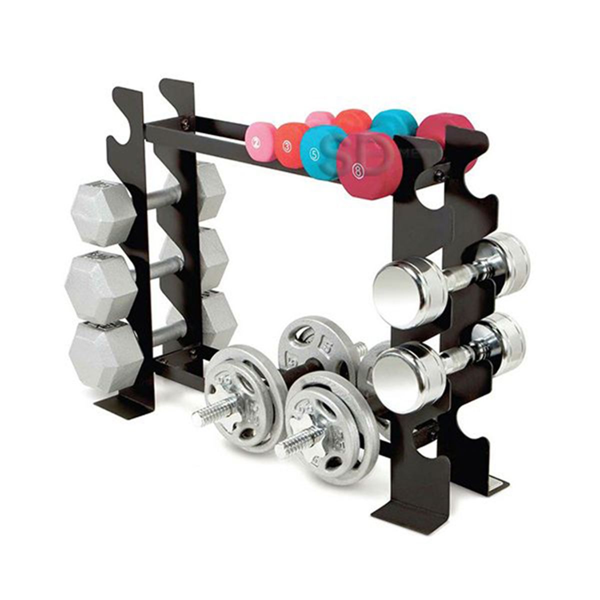 SDFIT - Rack para pesas compacto Marcy DRB-56